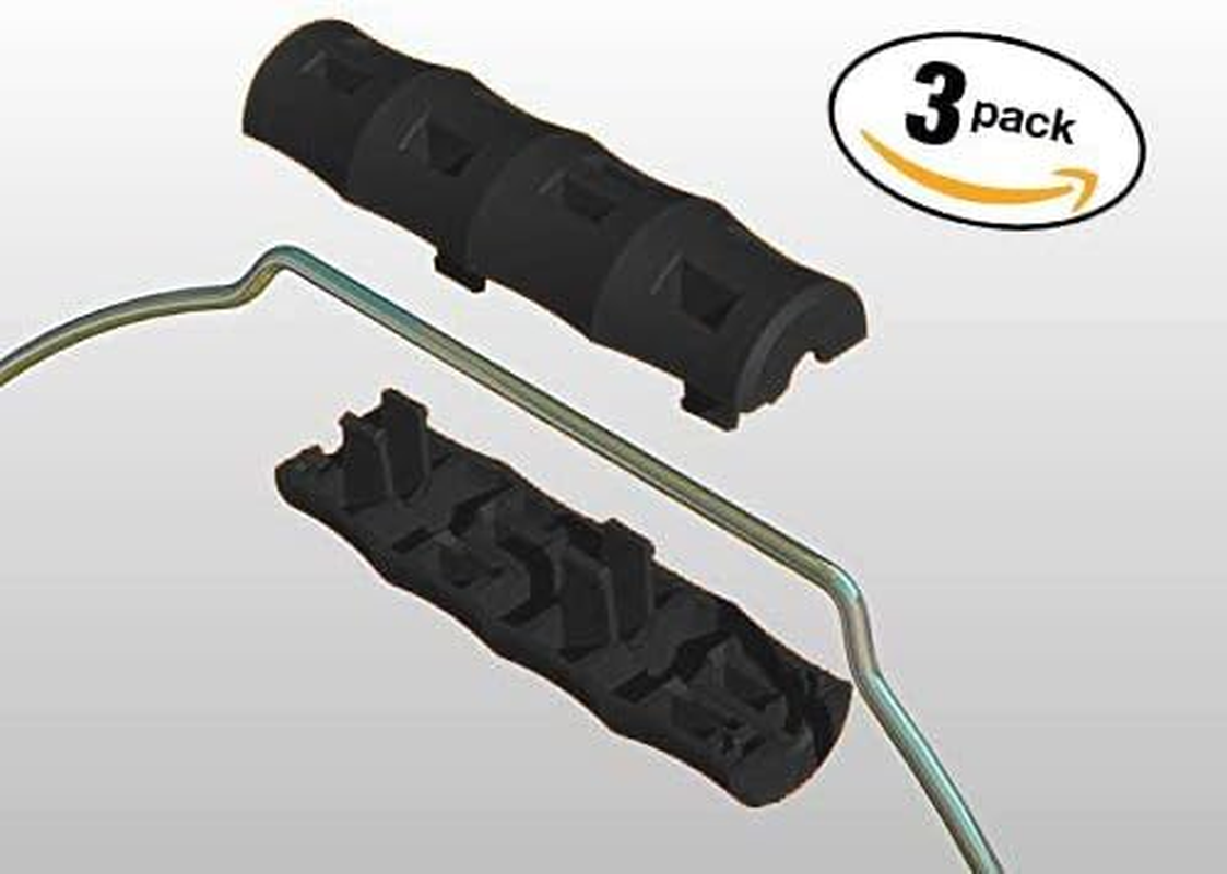 Ergonomic Replacement Bucket Handles (3 Pack) - BLACK image number 2