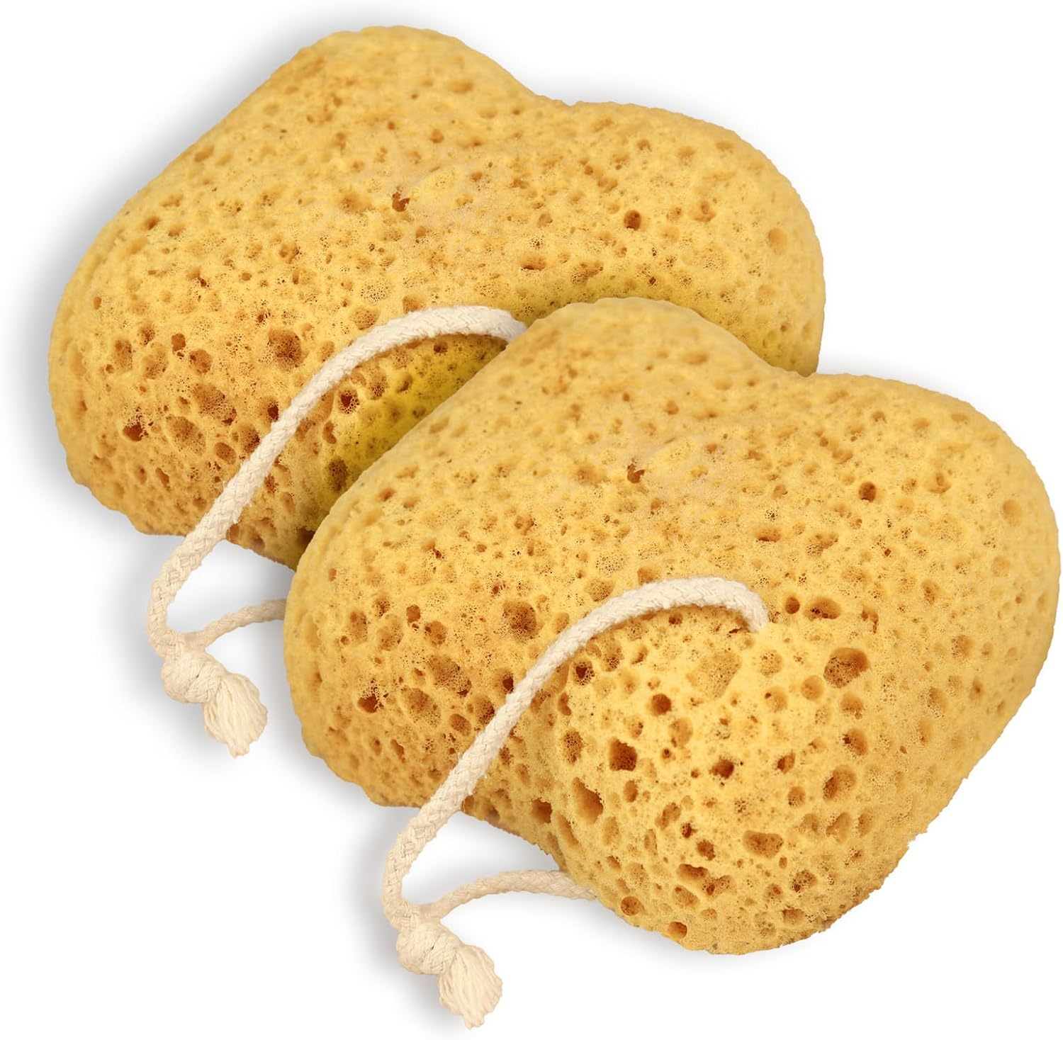 Azymi Sponges Bath, 2Pcs Larger Shower Sponges for Women Men, Exfoliating Body Sponge Dense Foam for Gentle & Deep Cleansing, Ultra-Soft for Sensitive Dry Skin image number 5