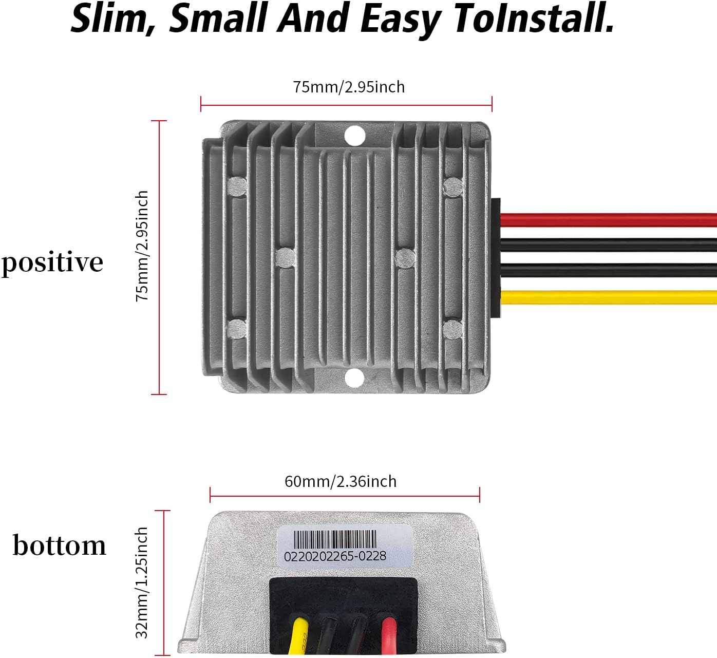 DC 12V to 24V Step up Converter Regulator 10A 240W Power Supply Adapter for Motor Car Truck Vehicle Boat Solar System Etc.(Accept DC9-20V Inputs) ｡ｭ image number 5