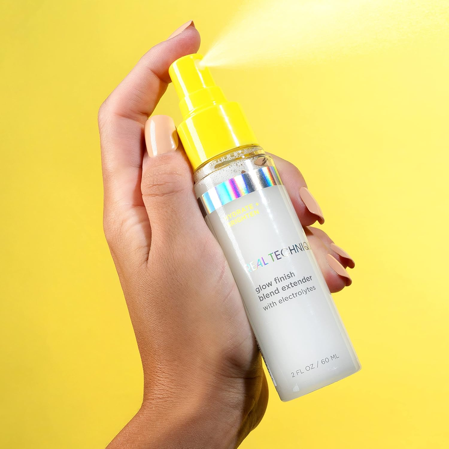 Real Techniques 4225 Real Techniques Glow Finish Extender 60 Ml, 280 Gram, White image number 4