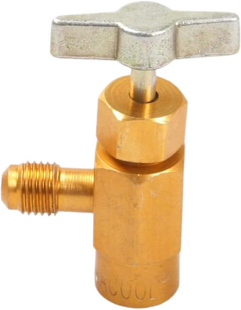 R134A Car Air Conditioning Refrigerant Charging Hose Kit - Fridge Recharge Kit | Fridge Recharge Kit with Pressure Gauge, Perfect for Car AC Air Conditioning