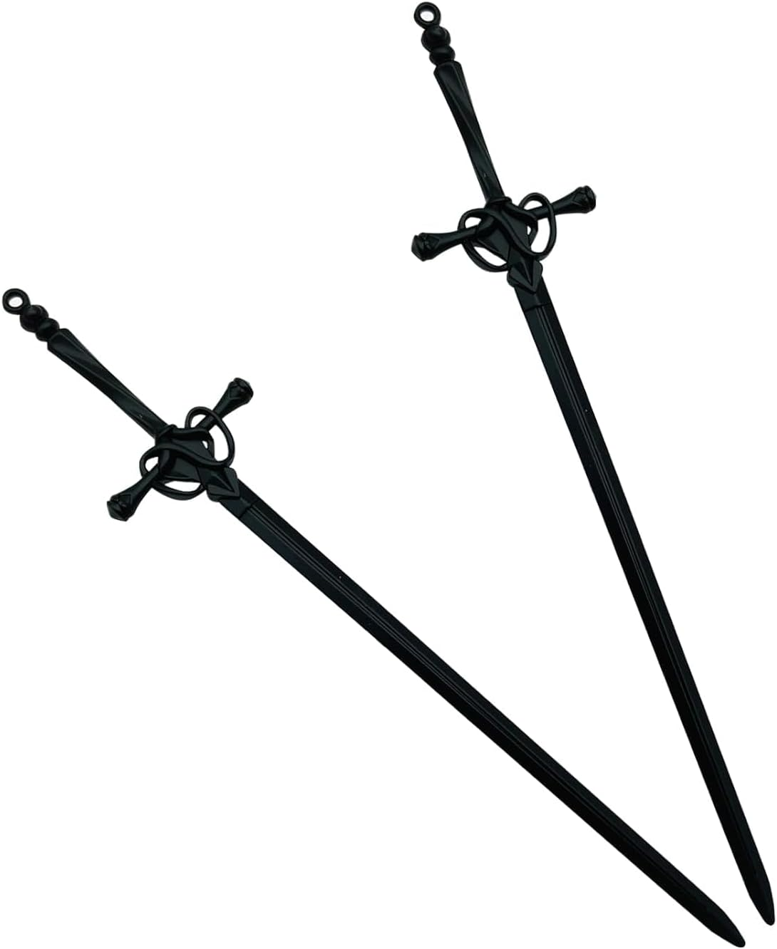 2 Pcs Metal Sword Hair Sticks Vintage Hair Chopsticks Simple and Elegant Hair Pins Sticks for Women and Girls Daily Wear image number 2