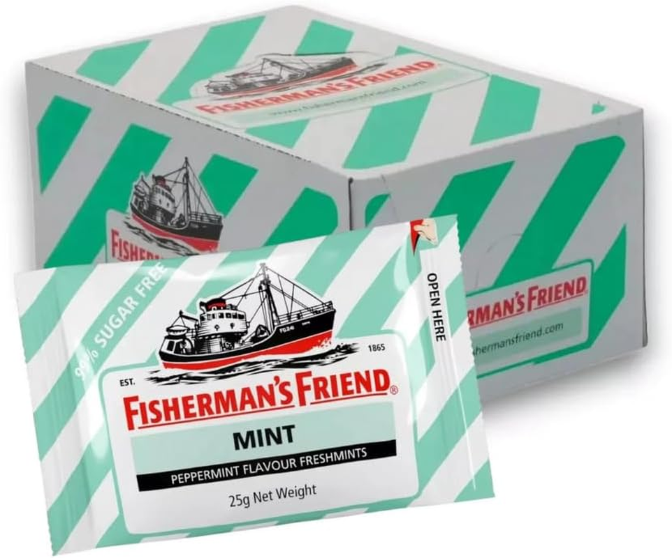 Fisherman Friend Sugar Free Peppermint Lozenges 12 X 25 G