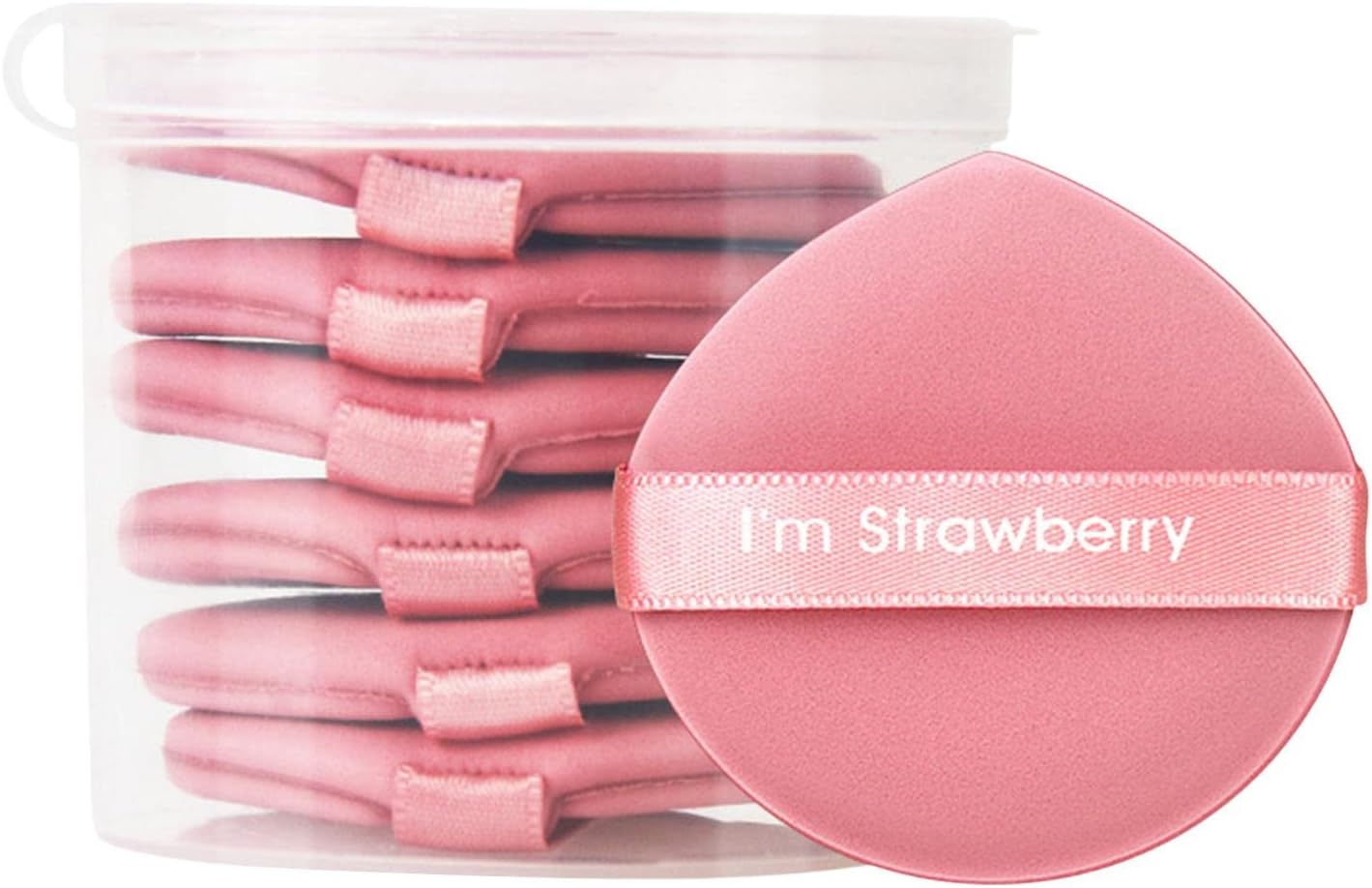 7X Air Cushion Powder Puff, Face Makeup Puffs, Air Puff Makeup Pads, Blending Sponge, Makeup Foundation Sponge for Cream Foundation Concealer, Pink with Bottle image number 4