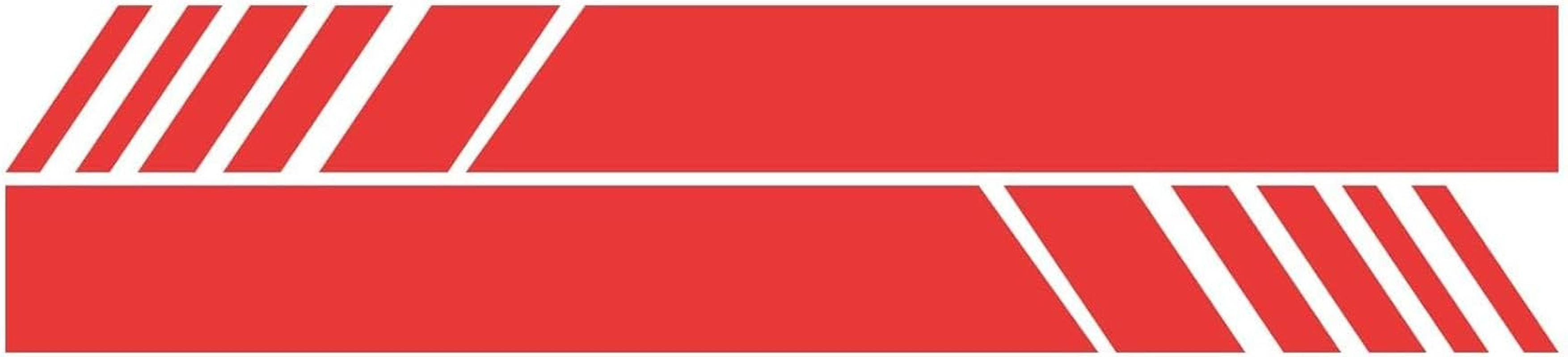 Car Exterior Accessories Rear View Mirror Stickers Decor Car Body Sticker Vinyl 4Pcs (Red) image number 3