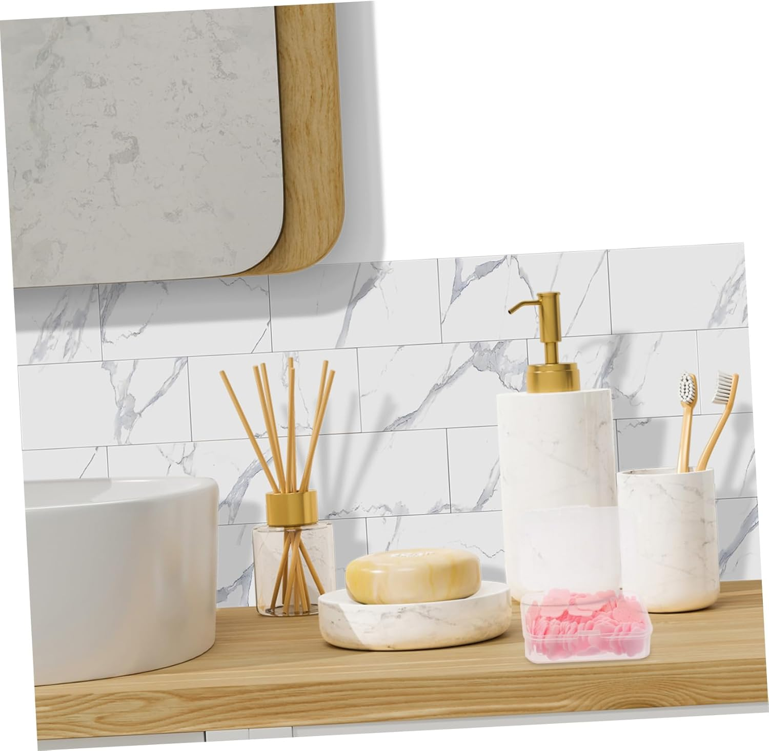 Parliky Travel Portable Hand Tablets Hand Soap Small Soap Slice Soap Slices Travel Soap Mini Hand Soap Flakes Pp image number 3