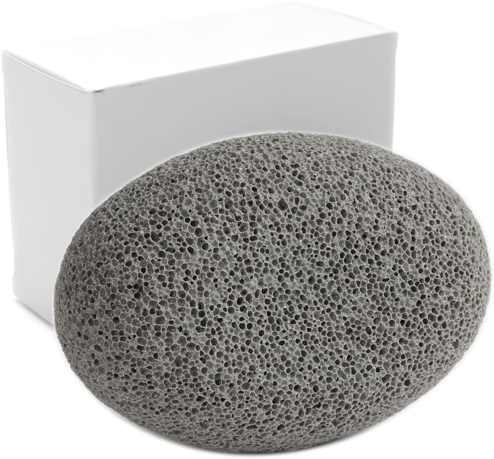 Foot Pumice Stone for Feet, Borogo Lava Pedicure Tools Hard Skin Callus Remover for Feet and Hands - Remove Dead Skin, Heels, Elbows image number 4