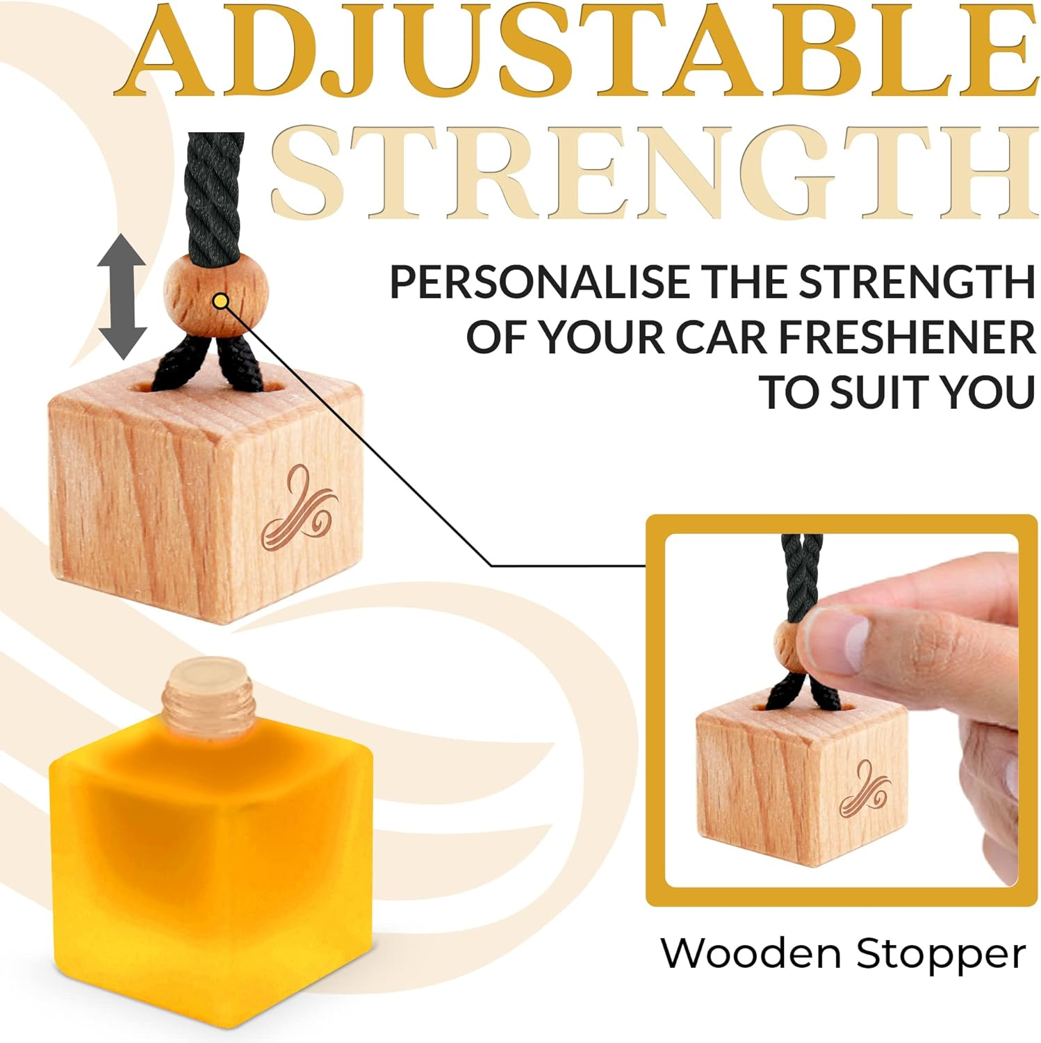 One Million Car Air Freshener for Men | Car Scents Air Freshener with Vent Clip | Strong Car Perfume Air Freshener with Odour Eliminating Technology | Long Lasting Car Air Freshener by Perfa image number 4