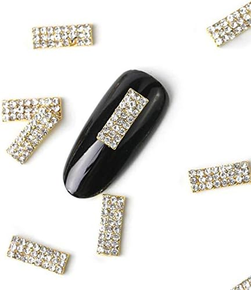 HANGQINGHENG 10 Nail Rhinestone Accessories Alloy 3D Nail Decorations image number 1