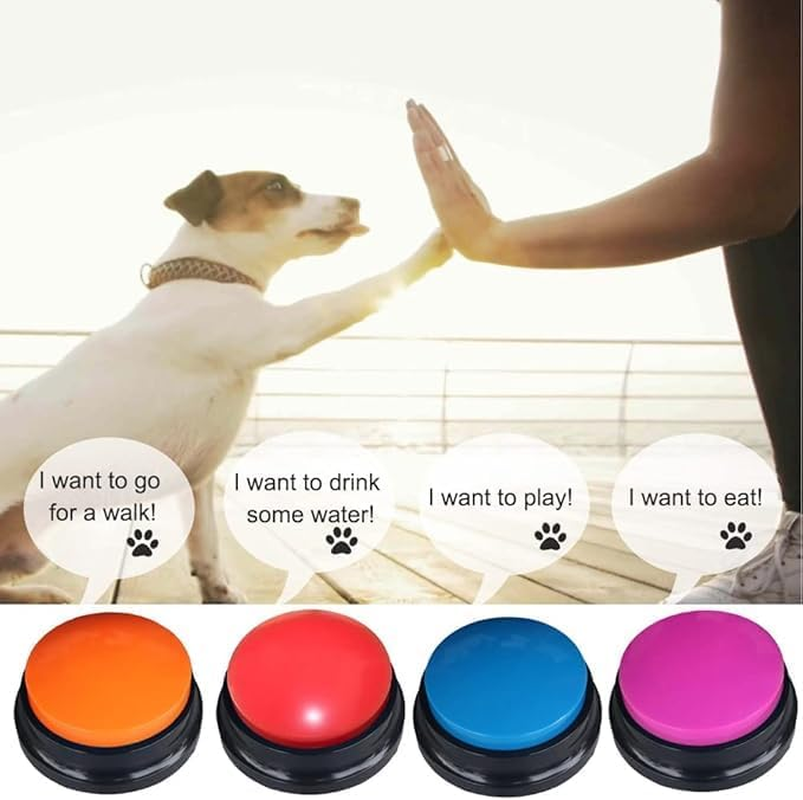 Voice Recording Button Set, 8 Colours, 30 Second Record and Playback, Communication Training Buzzer image number 1