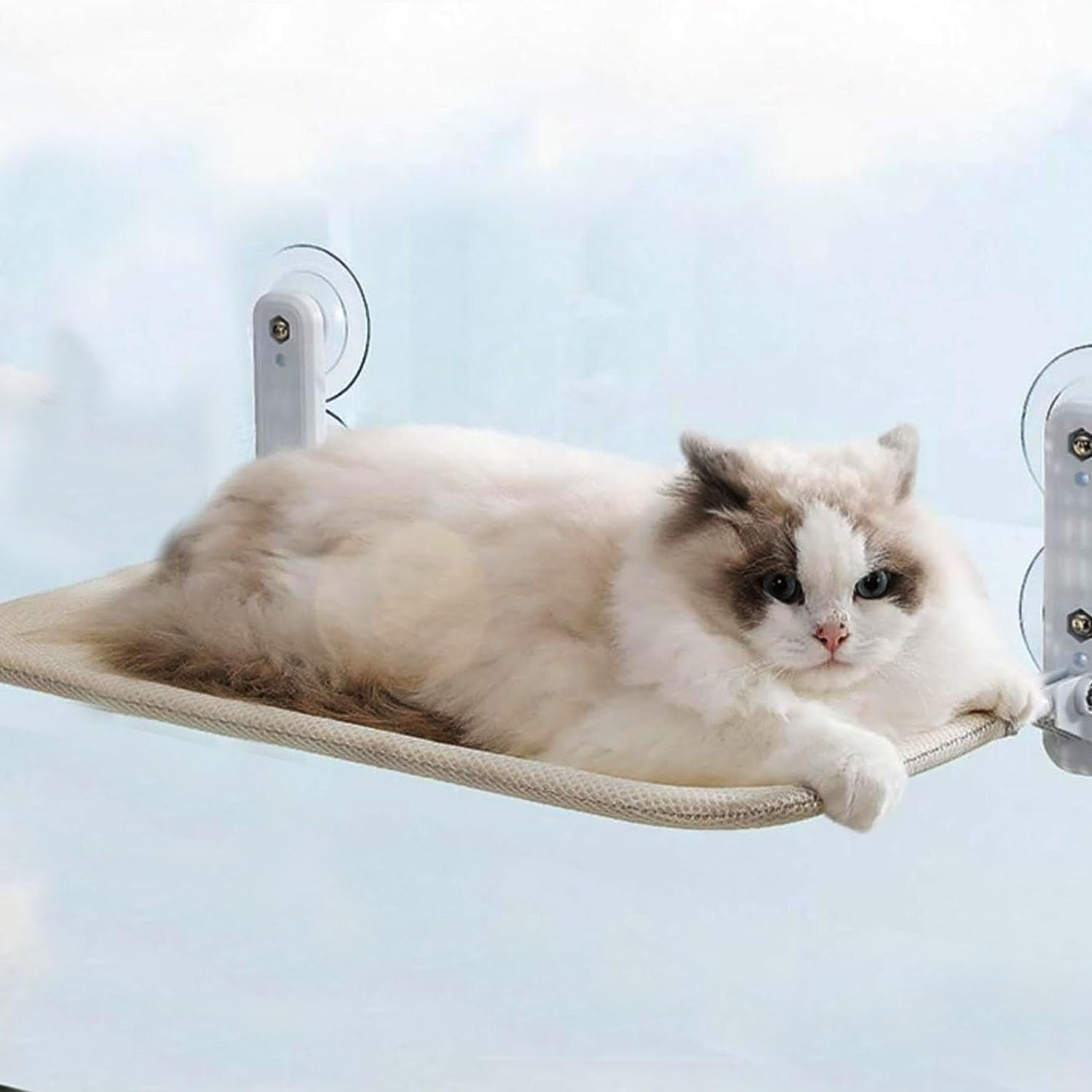 Window Lounger Cat Hammock for Cats Hammock Window Seats Cat Bed Window Foldable Cat Hammock Window Hammock Cat Lounger Cat Hammock with Strong Suction Cups image number 2