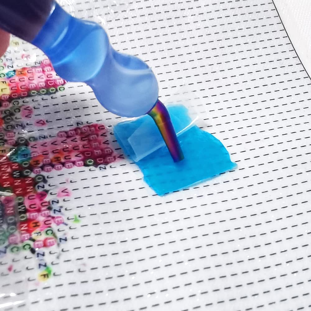 Finegood 16 Pcs Diamond Painting Accessories, Spiral Diamond Art Pens 5D Diamond Painting Pens Kits Diamond Art Accessories Tools for DIY Crafts