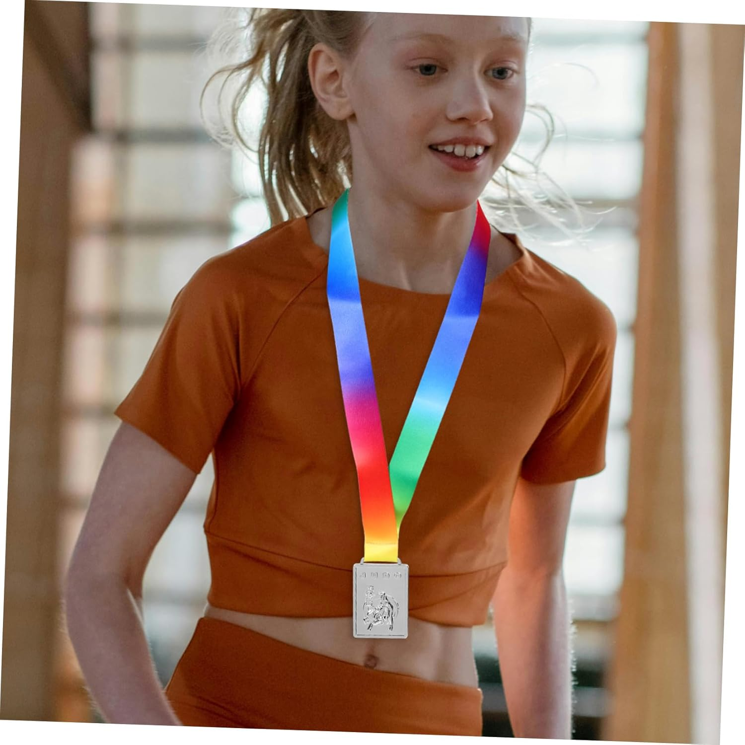 Alasum Gold Judo Medal for Martial Arts Competitions Durable Medal with Neck Ribbon Participation Award for Students and Versatile Recognition for School Events