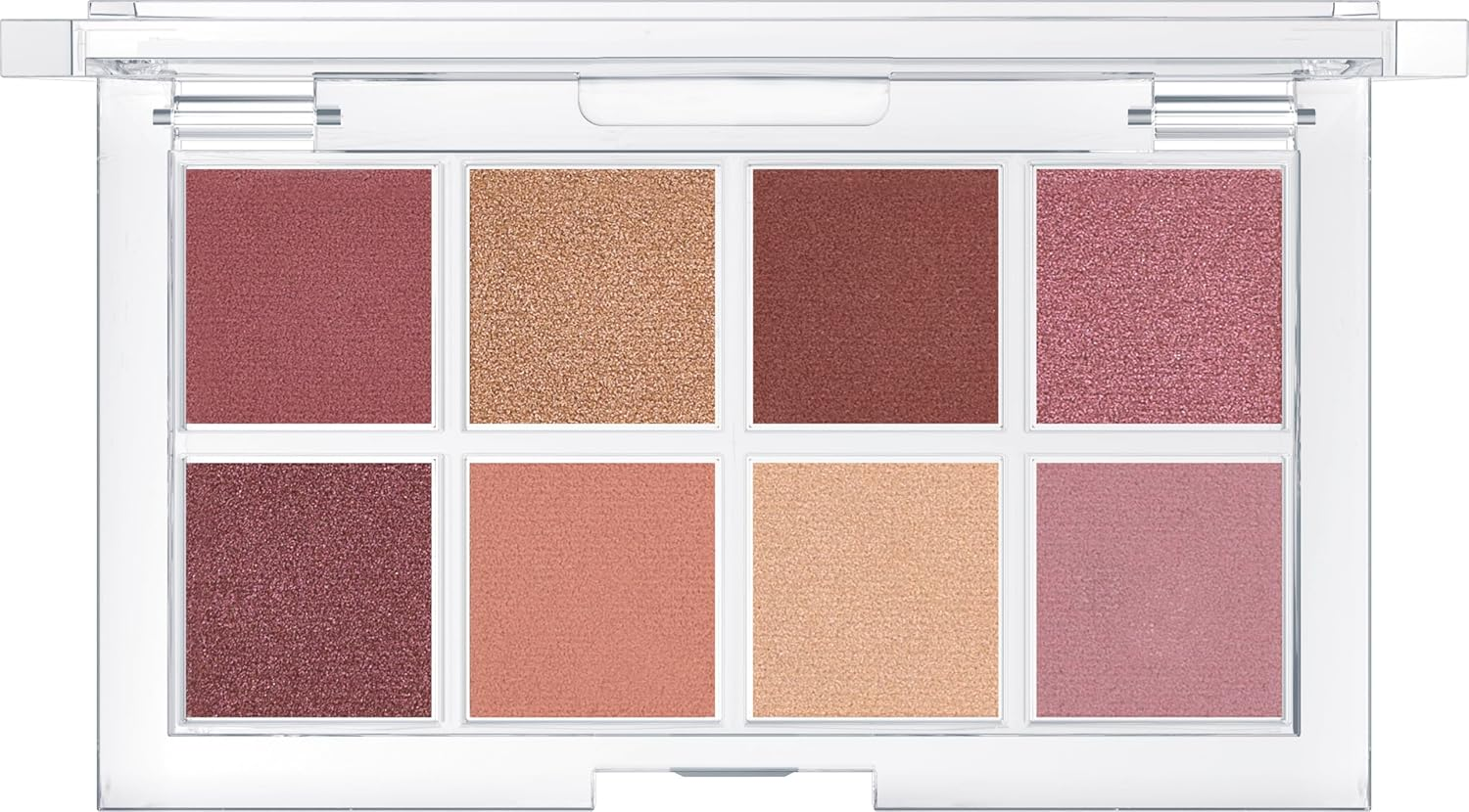 SANTE Naturkosmetik U Glow Girl Eyeshadow Palette 01 My Berry Bestie, 8 Highly Pigmented Eyeshadows in Berry Tones, Matte & Shimmering Colours, Vegan, NATRUE Certified, Limited Edition