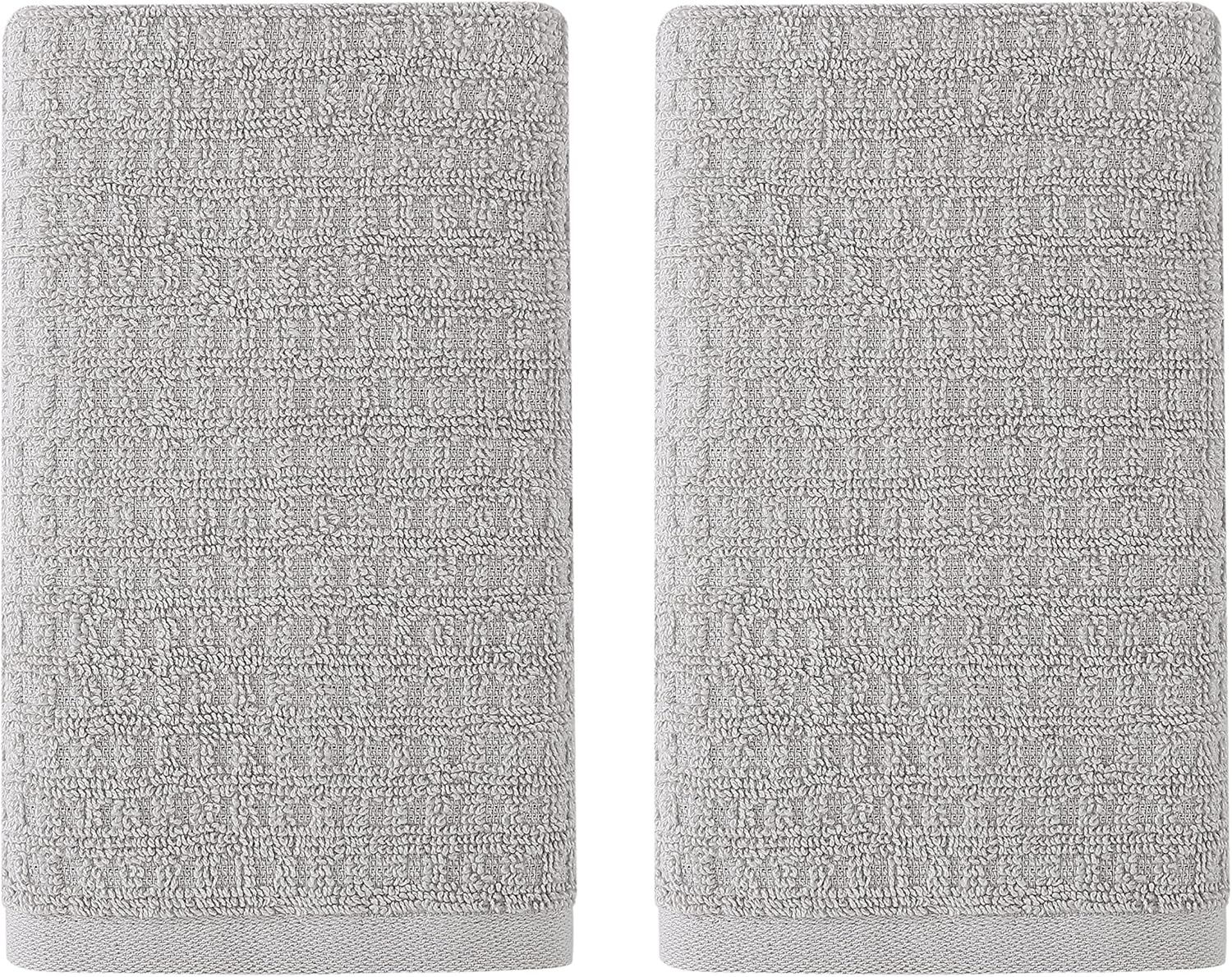 Tommy Bahama Hand Towel Set Highly Absorbent Cotton Bathroom Decor, Low Linting & Fade Resistant, 2 Piece, Northern Pacific Light Brown