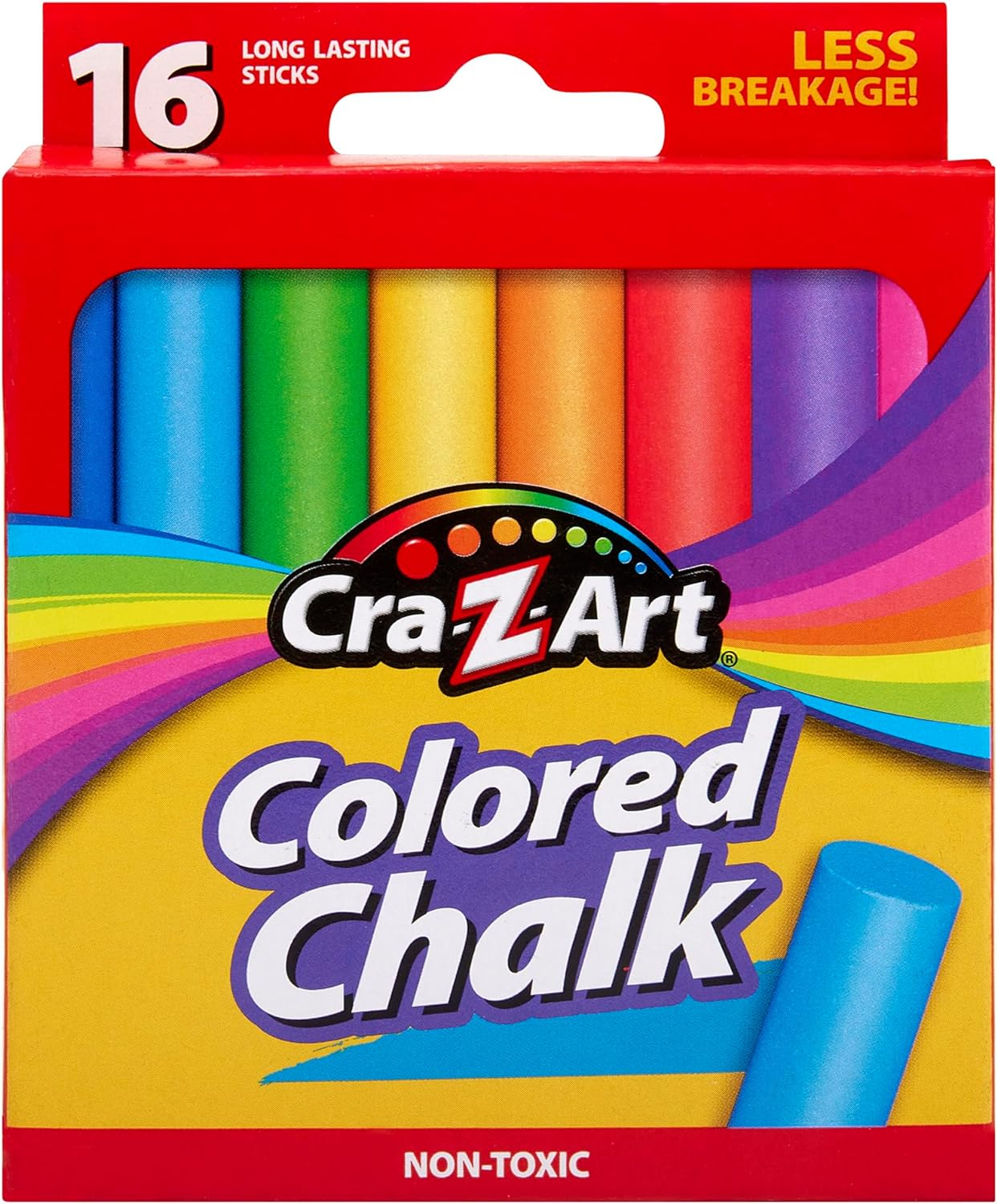 Cra-Z-Art Classic Coloured Chalk (16-Pieces) image number 2