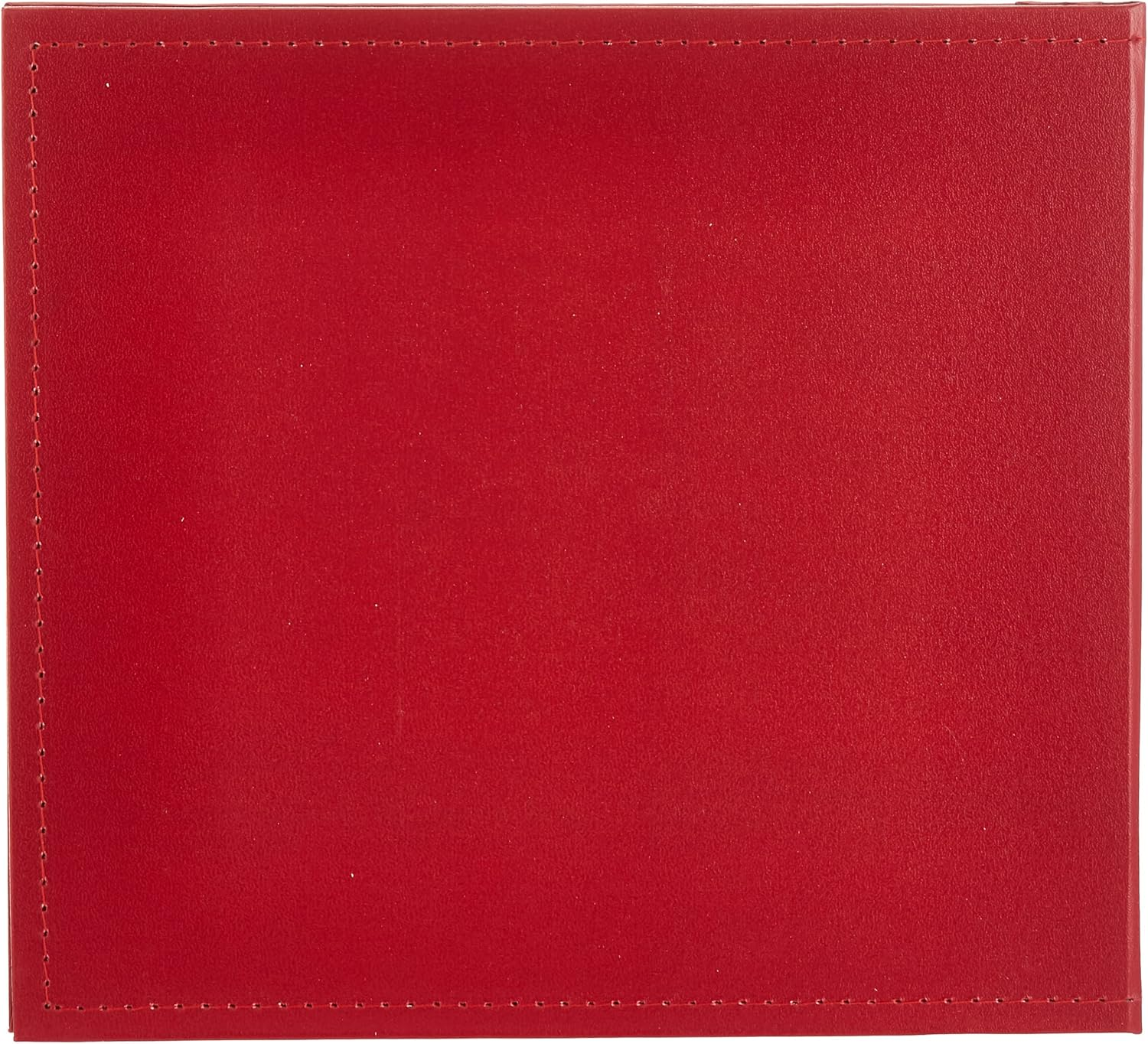 Snapload 8X8 Frame Leatherette Scrapbook, Red image number 3