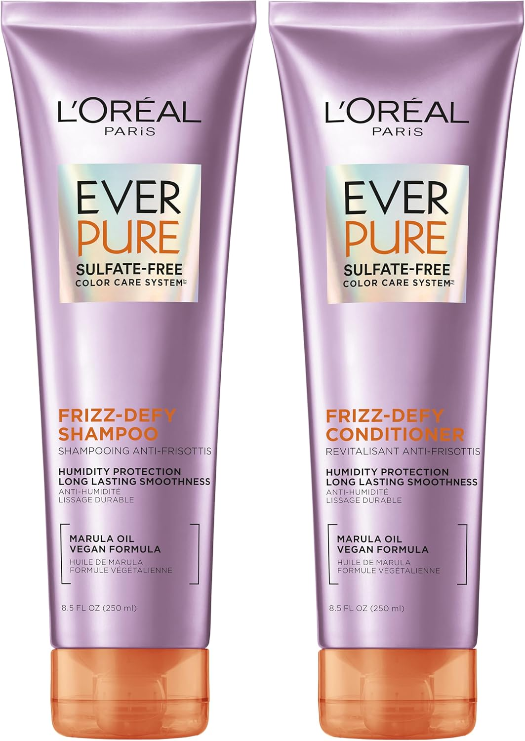 L'Or&eacute;al Paris Everpure Sulfate Free Frizz Defy Shampoo, 8.5 Fl. Oz. image number 3