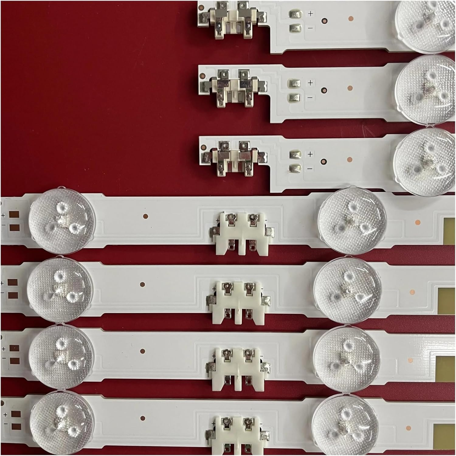 18Pcs LED Backlight Strip for V5DR_550SCA 550SCB_R0 UA55JS7200J UE55JU6870U UE55JU6800KXZF UE55JU6872U UN55JS700DF 55JU6800 image number 2