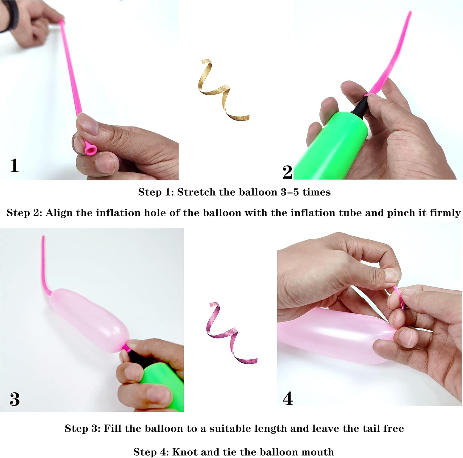 260 Balloons, Long Balloon Animal Twisting Balloons for for Animal Shape Birthdays Clowns Pack of 100(Multi) image number 1