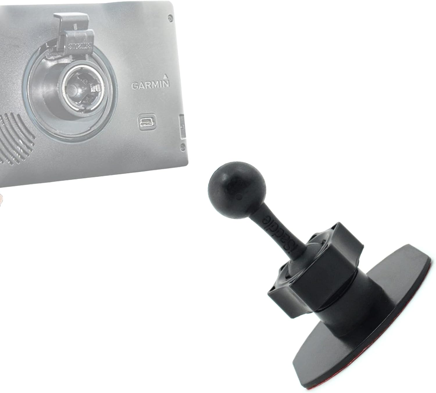 CH370 3M Adhesive Sticky Mount Holder for All Garmin Nuvi GPS Navigator - Car Dashboard/Desk Mount Holder with Exclusive 17Mm Ball Connection image number 5