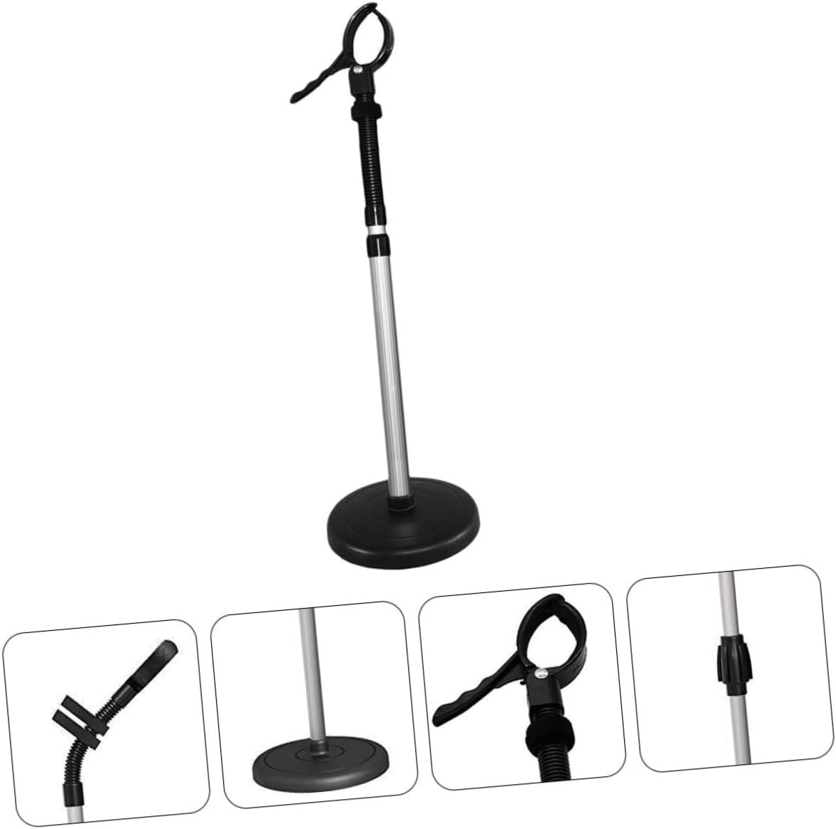 Healvian 360Degree Hair Dryer Holder Rotating Lazy Hair Dryer Stand Suction Cup for Table image number 3