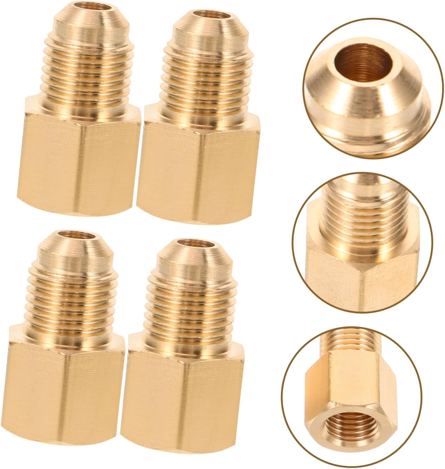 Vaguelly Air Conditioning Adapter Fitting 4Pcs R22 to R410 Refrigerant Converter for AC Units image number 1