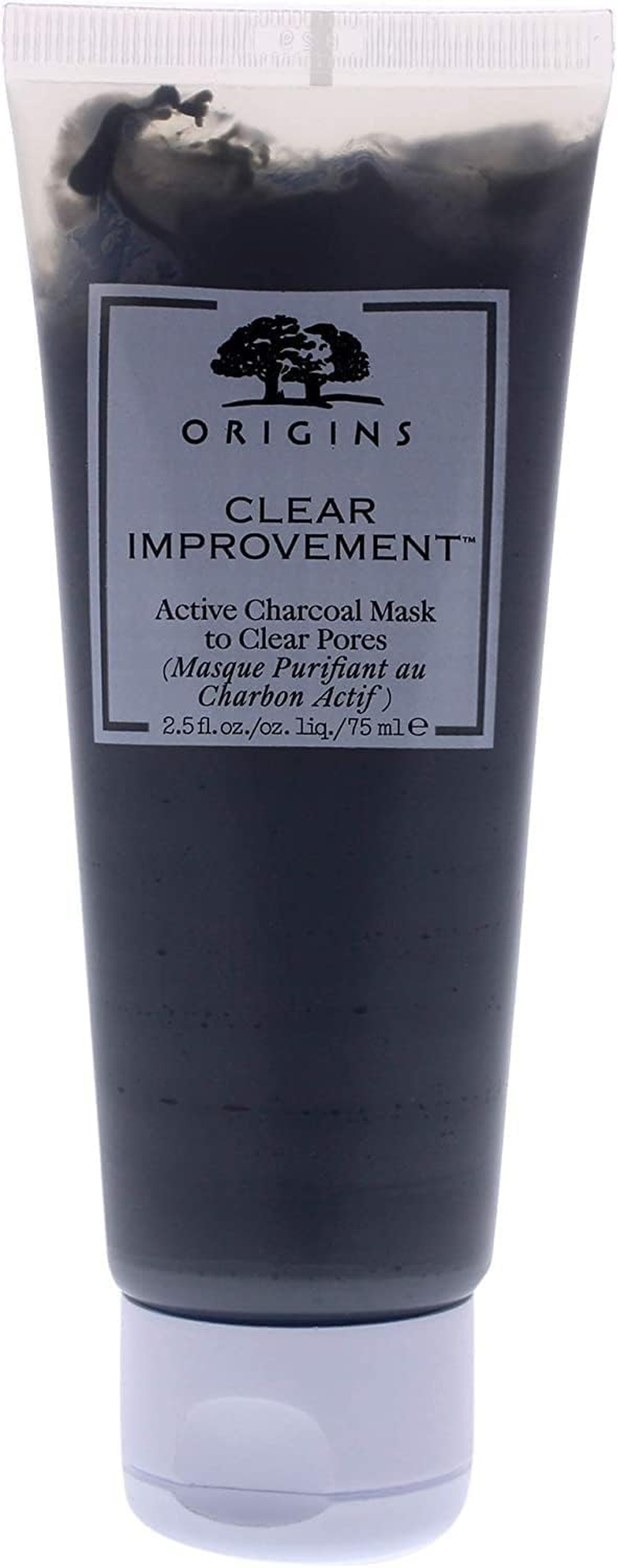 Origins Clear Improvement Active Charcoal Mask for Unisex 2.5 Oz Mask, 75 Ml