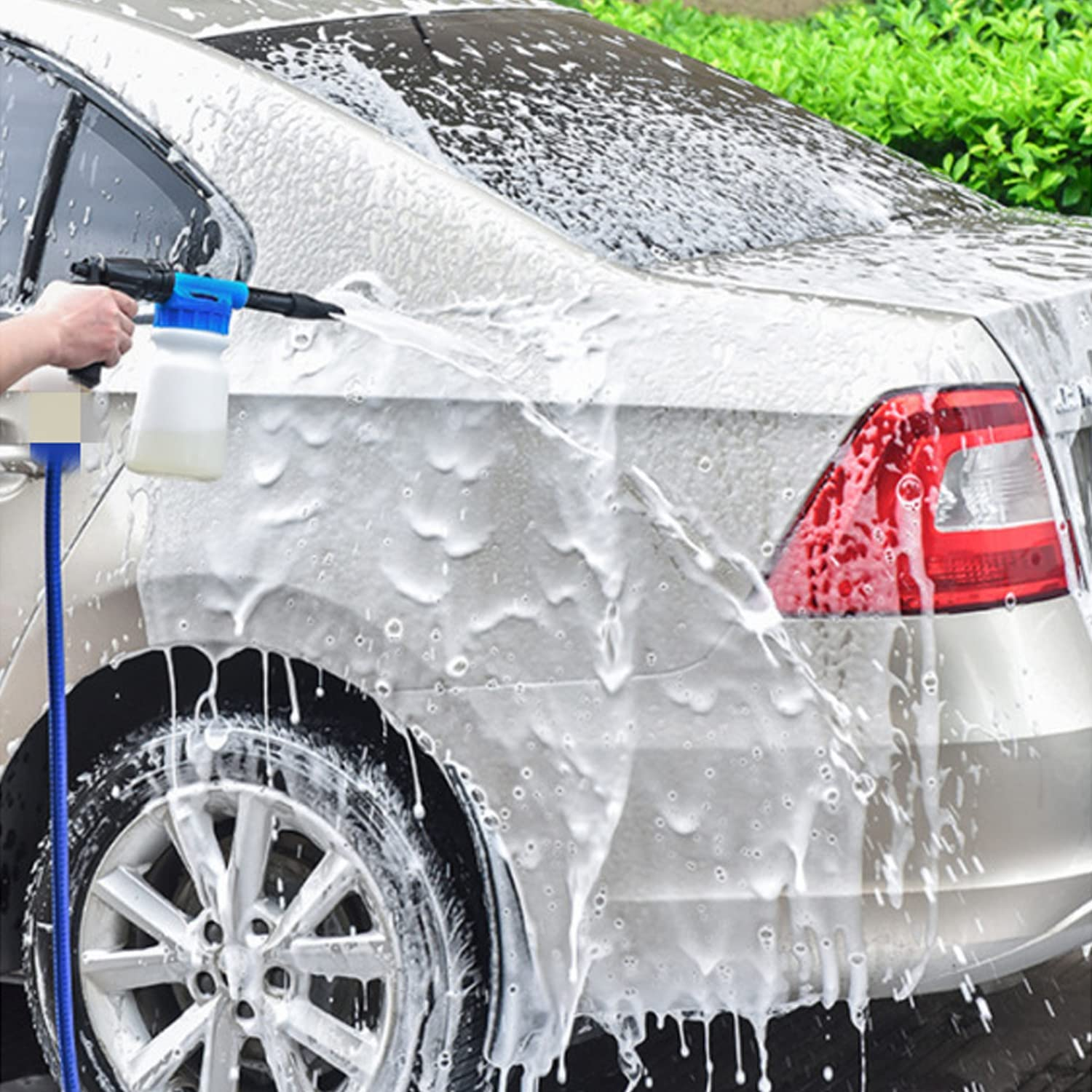 Yotsuba Car Wash Foam Gun, 900Ml Water Soap Sprayer Hose Pipe Lance Pressure Cleaning image number 5
