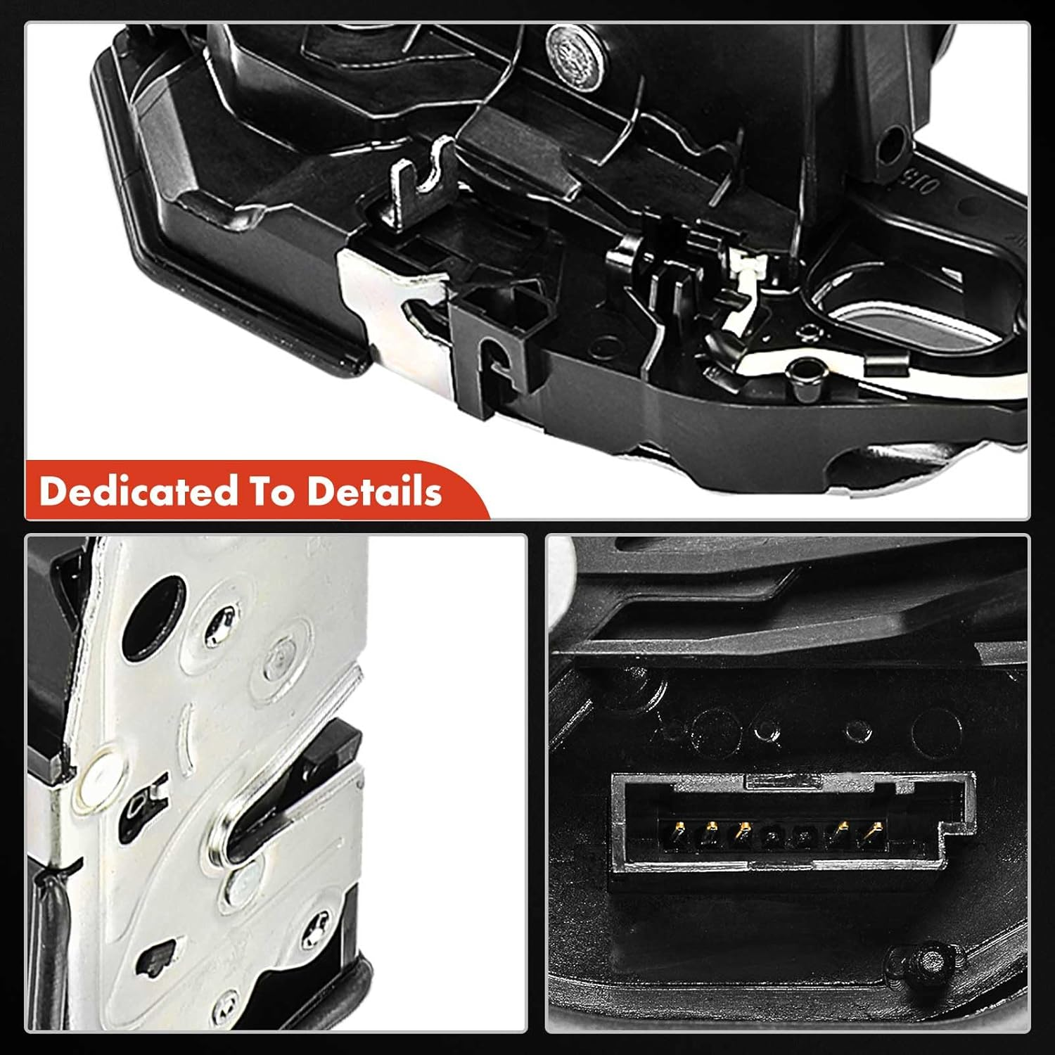 A-Premium Front Right Passenger Soft Close Door Latch Lock Actuator Compatible with BMW F10 528I 535D 535I 550I 740I 740Li 750I 750Li 760Li M5 750Li Xdrive & More Models, Replace# 51217185692 image number 6