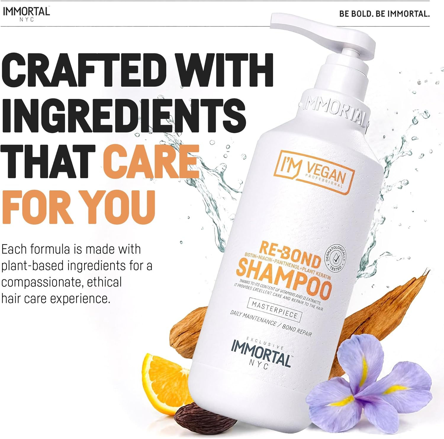 Immortal NYC I M Vegan Re-Bond Shampoo 500Ml