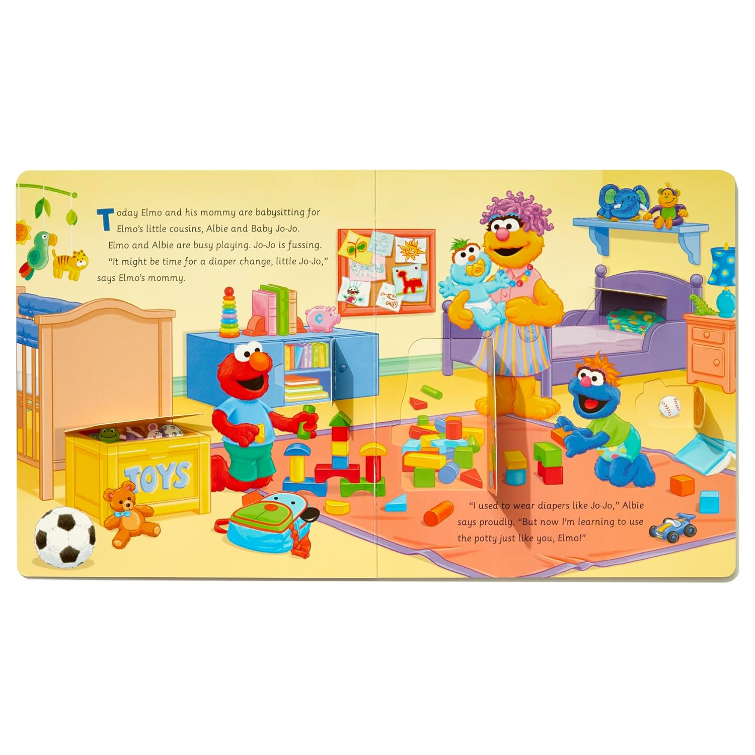 P Is for Potty! (Sesame Street) (Lift-The-Flap) image number 4