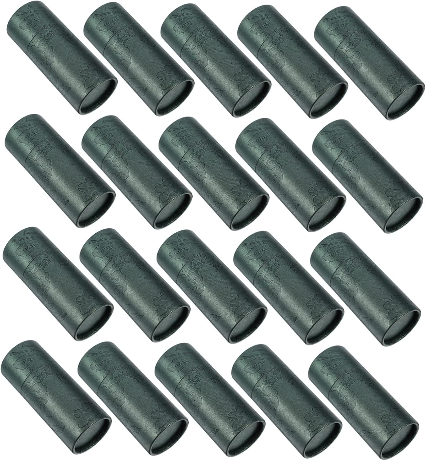 PLAFOPE 20Pcs Green Paper Cylinder Boxes for Essential Oil Bottles 30Ml Kraft Storage Canisters Packaging Paper Tubes for Tea and Incense Packing in Australia image number 6
