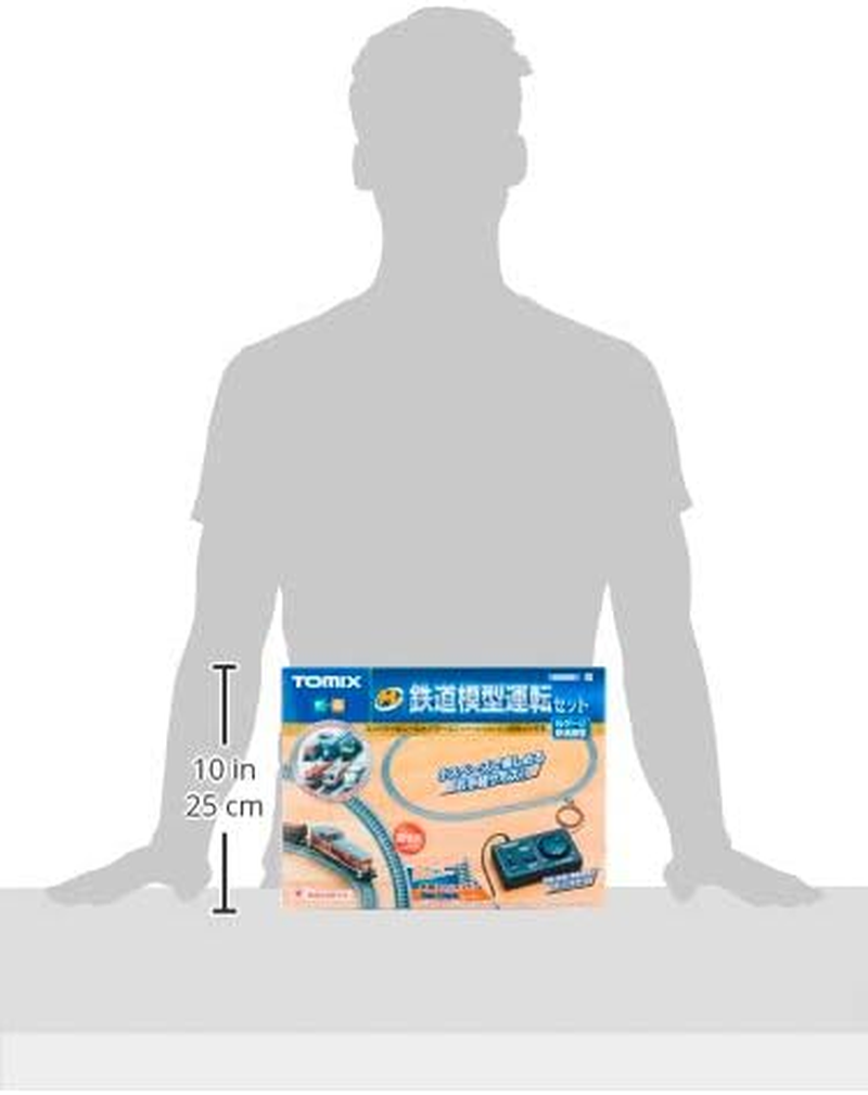 TOMIX 90098 N Gauge Mini Model Railway Driving Set, Railway Model Rail Set