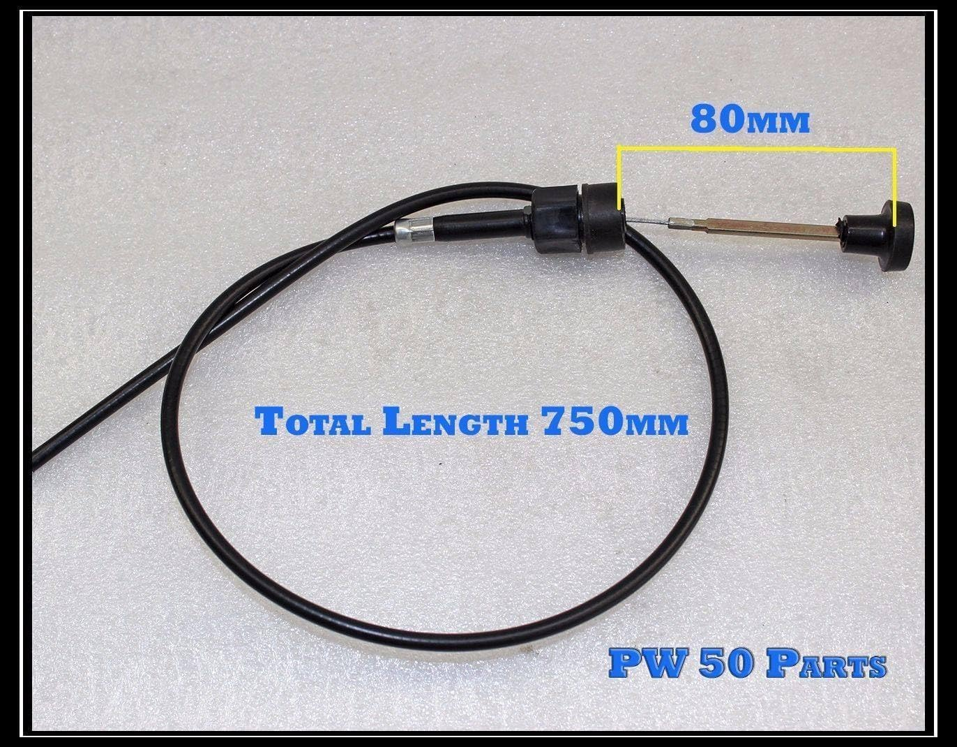 TDR PW50 Peewee Choke Cable for Yzinger 50 GTMOTOR G50T Loncin PY50 LX50PY Jianshe PY50 Replica Model Aftermarket Replacement Parts image number 1