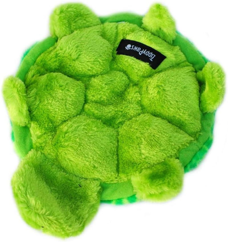 Zippypaws Squeakier Crawlers Slowpoke the Turtle 25X21.5X2.5Cm, Green image number 5
