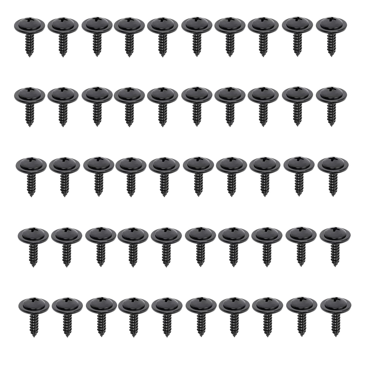 50PCS Fender Liner Splash Shield Wheelhouse Liner Screw Compatible with Accord 1986-2012/Civic 1999-2005/Element 2003-2007, Replaces# 90114-SE0-000 image number 3