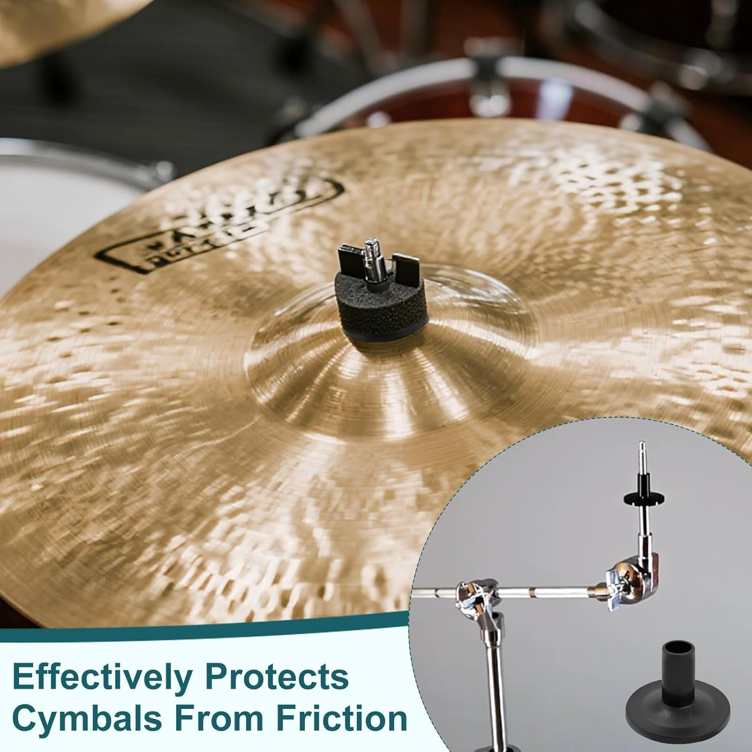 20 Pcs Holder for Decorative Bottle with Light, Bottle Light Base, Fixator for Small Flares, Led Light, DIY, Illuminated Bottles Bracket, Cymbal Replacement Accessories, Cymbal Sleeves for Drums image number 4