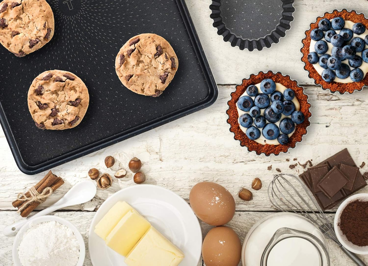 Tefal J1607002 Success Plate Pastry Brown Aluminum 38 X 28 X 1,7 Cm image number 4