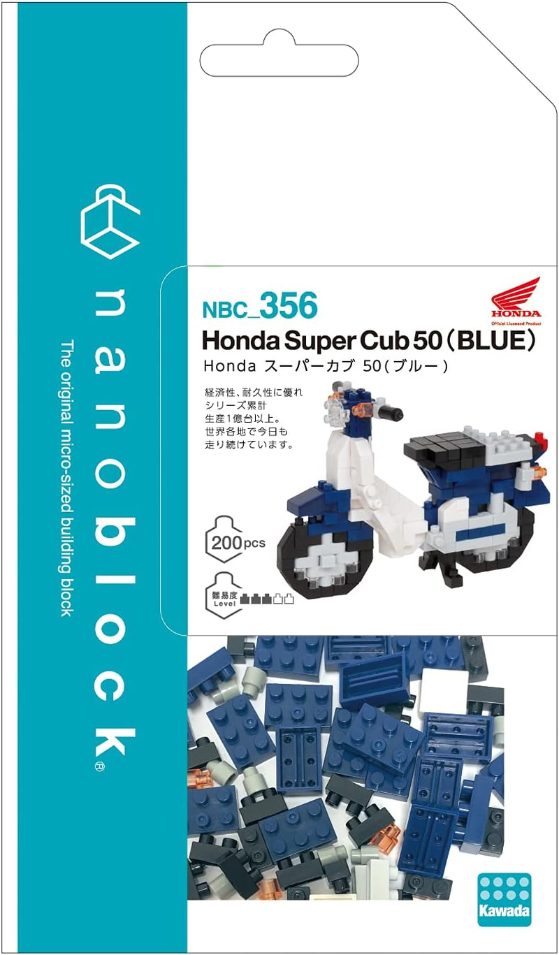 Nanoblock Honda Supercub 50 (Blue) NBC_356 image number 4