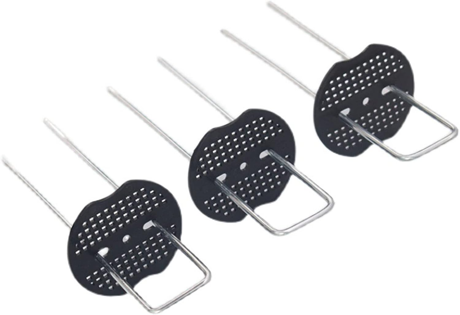 100PCS Garden Stake/Turf U Pins Garden Landscape Staple ，Securing Garden Ground U-Type Turf Staples for Securing Fences Weed Barrier, Landscape Staples for Securings Landscapes Fabric image number 3