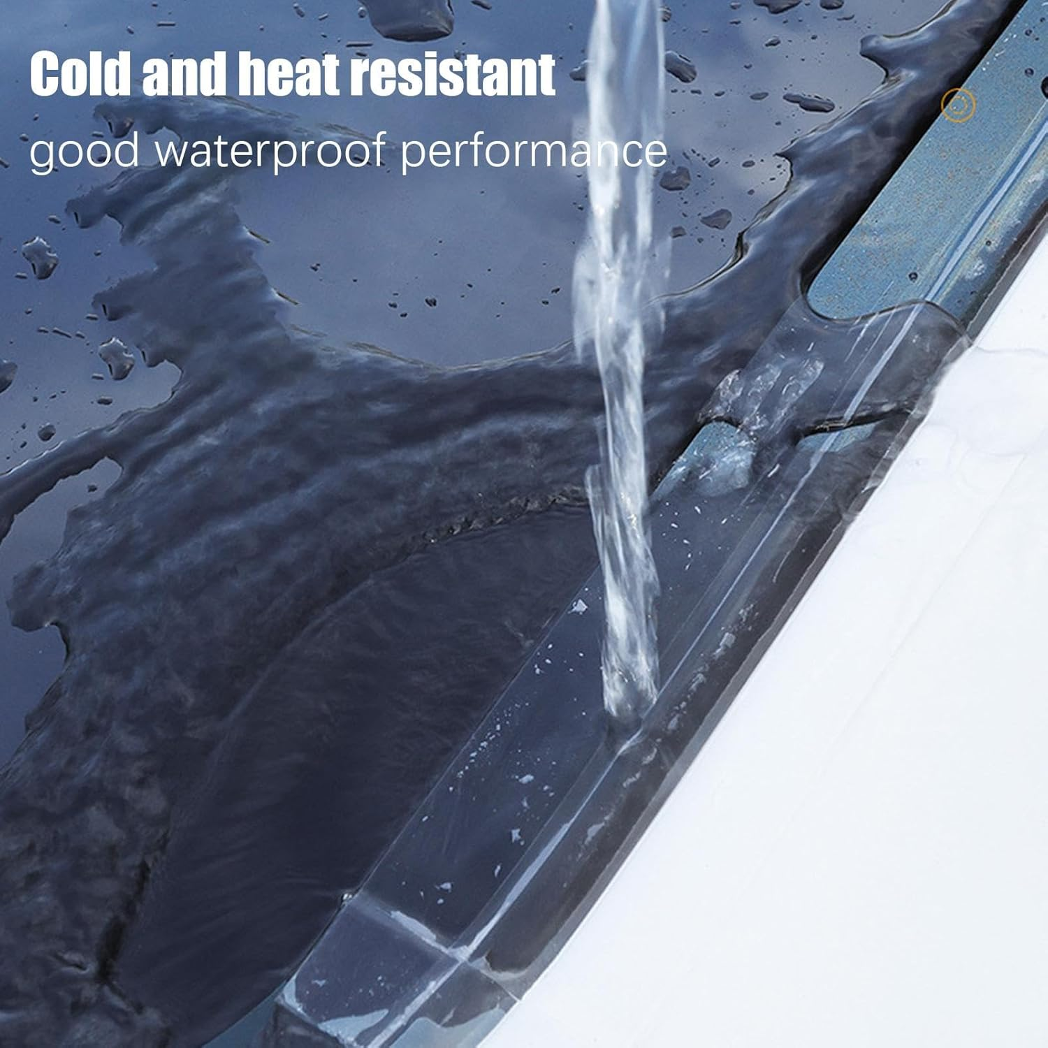 Car Sunroof Sealant, Car Windshield Seal Strip, Weather Stripping Car Window, Car Sunroof Rubber Seal, Cuttable Car Window Seal Strip - Enhances Interior Quietness and Cleanliness image number 2