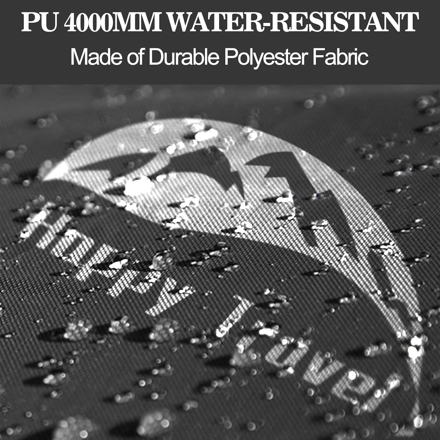 Happy Travel Bike Storage Tent Shed,Large Outdoor Waterproof Bicycle Covers Shelter with Window for 2/4/6/8 Bikes,Oversized outside Portable Sheds for Lawn Mower,Garden Tools (Black) image number 3