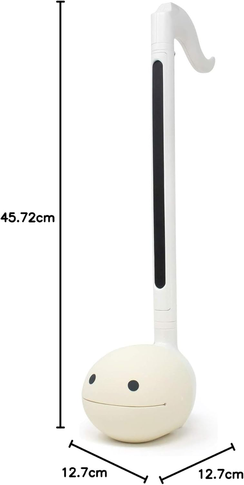 Otamatone Deluxe [Japanese Edition] Electronic Musical Instrument Synthesizer from Japan by Cube/Maywa Denki, White - Pack Of 1 [Black] image number 2