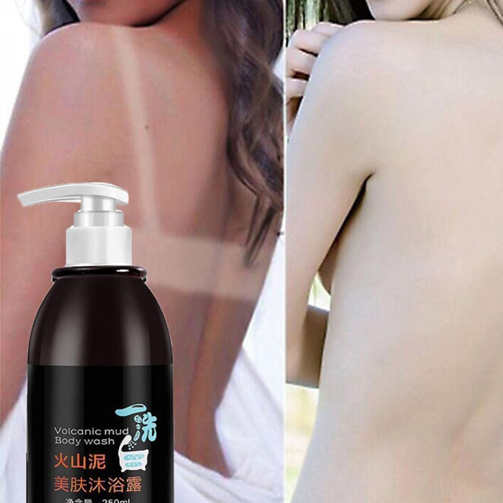 Volcanic Mud Body Wash,Volcanic Mud Shower Gel-Volcano Body Wash,Deep Clean Exfoliating Moisturizing Body Lotion - 1Pcs image number 5