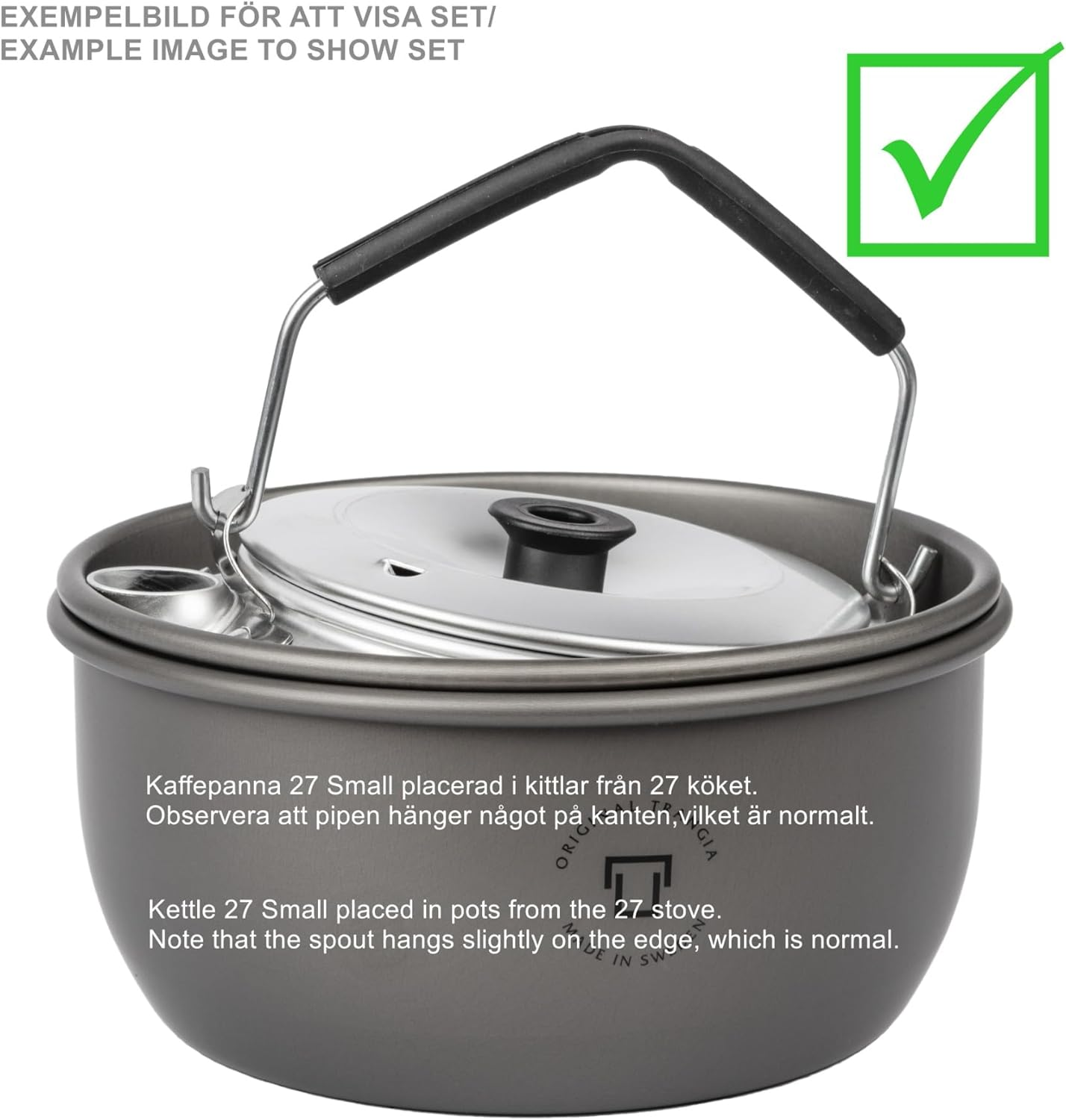 Trangia Storm Cooker Kettle 27 (0.6L) image number 2