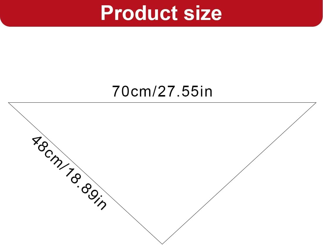 Dog Neckerchief, Cotton Plaid Pet Bandana, Washable Pet Bandana, Triangle Bib, Puppy Neckerchief, Dog Triangular Scarf, Adjustable, for Small, Medium, Large Dogs Pets, Red and Black