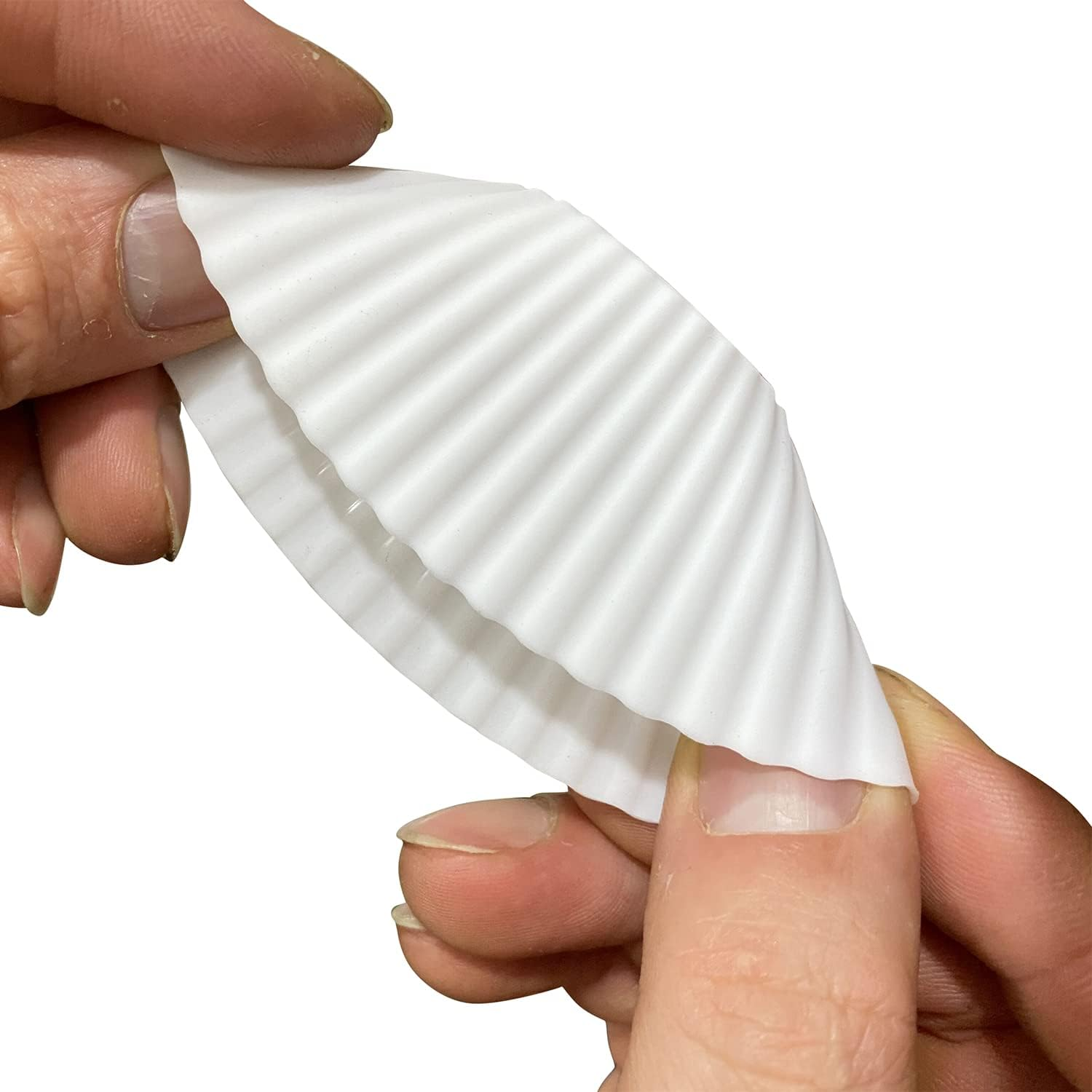 Reusable Silicone Baking Cups, Silicone Baking Molds, Matte Black and Matte White 24 Pack. image number 3