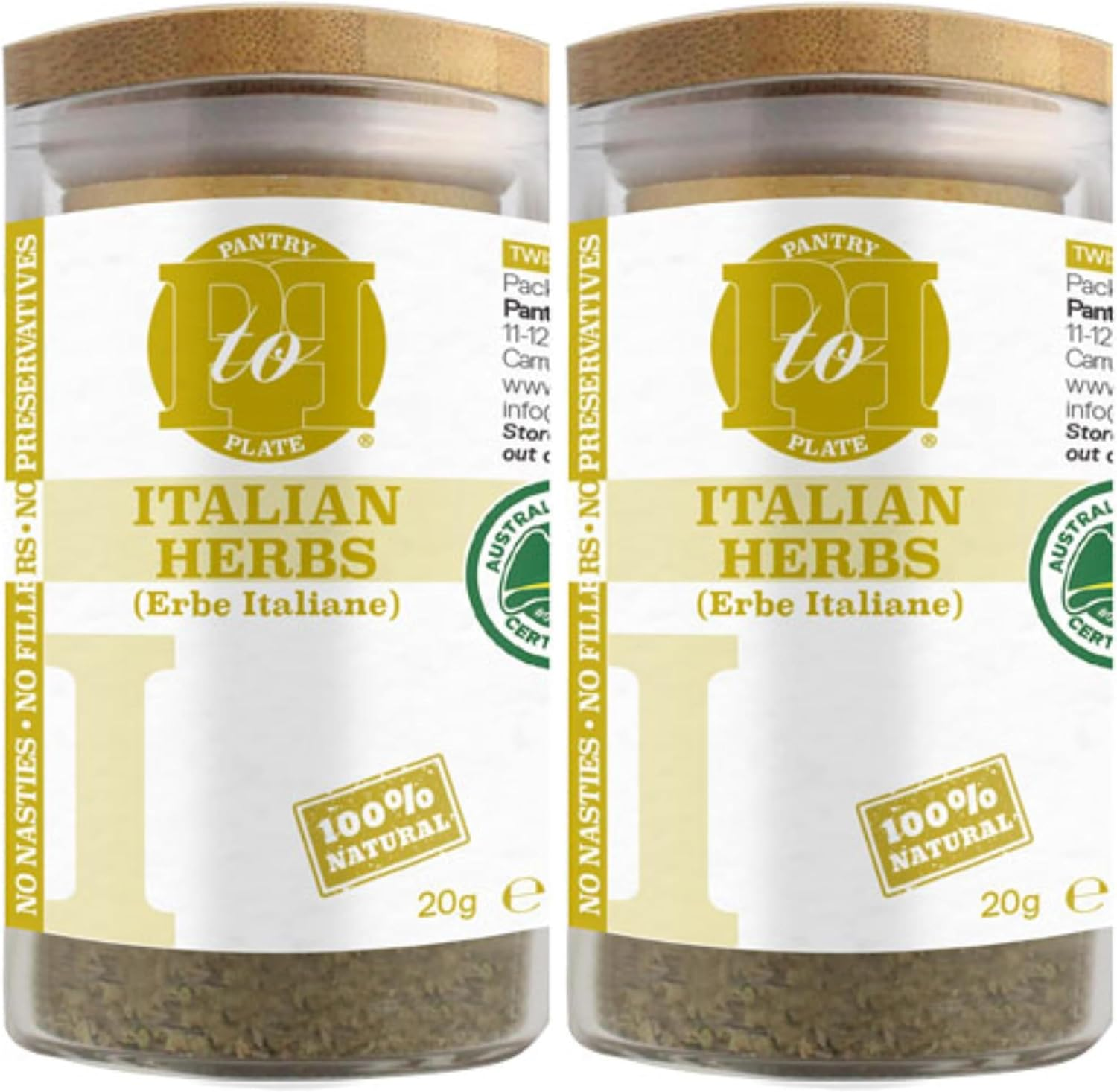 Pantry to Plate Italian Herbs 20 G