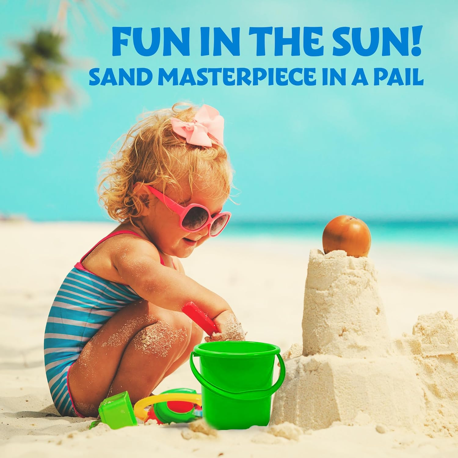 12 Pack Beach Pails Sand Buckets - Pails and Buckets for Kids - Beach Toys Use for Sand Molds & Castles - Buckets with Handles for Beach & Pool image number 5